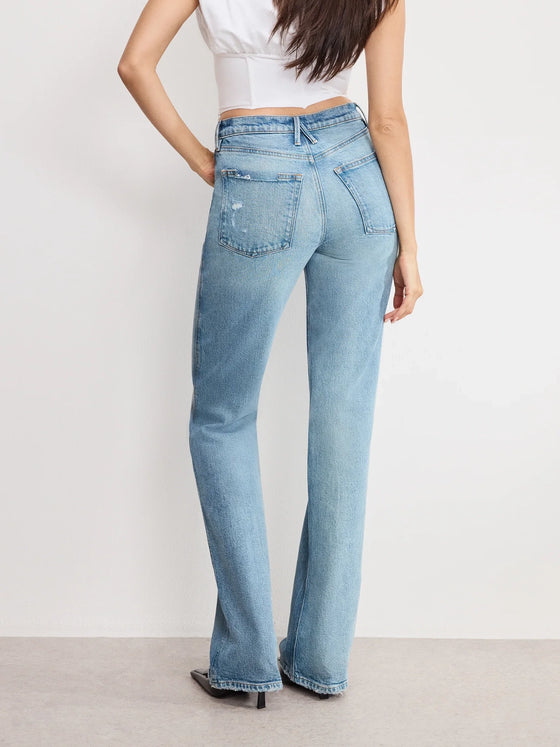 Good American Good Cowboy Bootcut Jeans in Indigo998