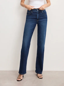  Good American Soft Tech Good True Straight Jeans in Indigo572