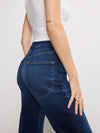 Good American Soft Tech Good True Straight Jeans in Indigo572