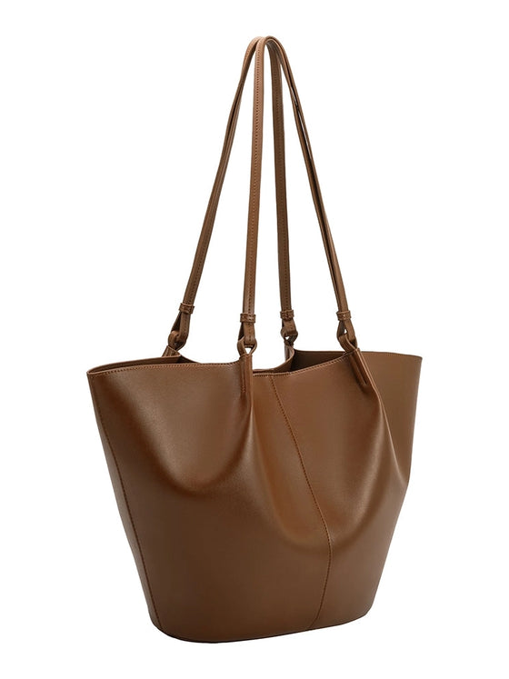 Melie Bianco Lydia Saddle Recycled Vegan Shoulder Bag