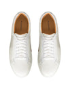 Magnanni Amadeo in White Leather Low Top brown detail