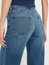Good American Soft Tech Good Waist Palazzo Ankle Jean in Indigo1281