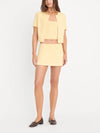Good American The Keepsake Cardigan in Honey