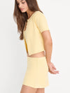 Good American The Keepsake Cardigan in Honey