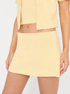 Good American The Keepsake Skort in Honey