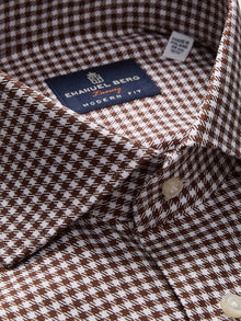  Yoga Twill Premium Stretch Shirt in Medium Brown