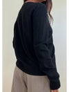 Et Clet Button-Front Cardigan in Black