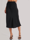 Bluivy's Satin Midi Skirt