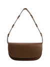 Melie Bianco Inez Chocolate Recycled Vegan Shoulder Bag convertible purse