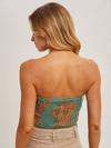Bluivy's Paisley Satin Bandana Tube Top