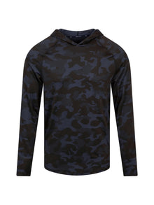  Greyson Camo Kennebec Sport Hoodie in Maltese Blue