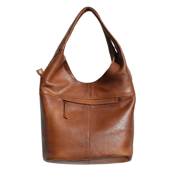 Latico Leathers Kiki Shoulder bag in Cognac brown