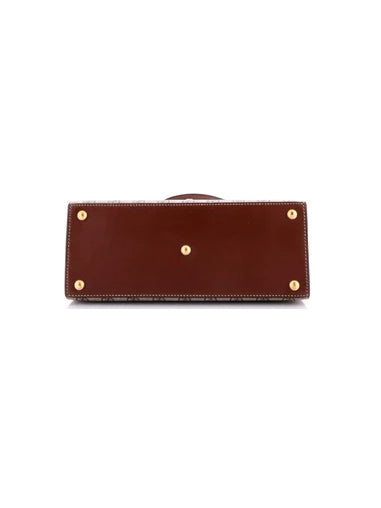 Gucci Padlock Top Handle Bag GG Coated Canvas and Leather Small