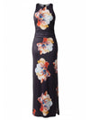 Lulus Zora Maxi Dress in Black Multi