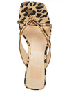 Dolce Vita Brevel Heels in Leopard Raffia