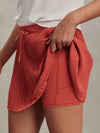 Varley Davina High-Rise Skort 15" in Baked Apple