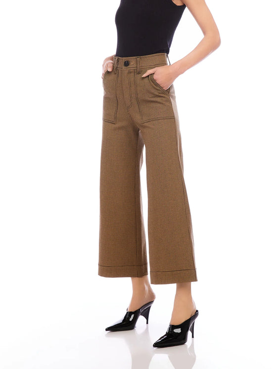 Fifteen Twenty Rylee Crop Pants in Houndstooth