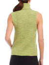 Fifteen Twenty Kelli Turtleneck Sweater Tank in Green