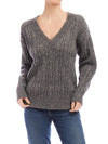 Fifteen Twenty Deliana Oversized Sweater in Gray