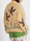 Bailey Rose's Desert Bird Knit Zip Cardigan