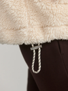 Varley's Lowell Sherpa Jacket in Sandshell/Coffee Bean