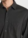 Faherty Brand Knit Seasons Shirt in Washed Black