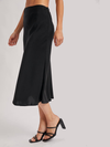 Bluivy's Satin Midi Skirt