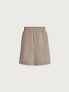 Varley Darina Short 4" in Birch Taupe Stripe