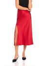 Fifteen Twenty Brielle Midi Skirt in Cherry