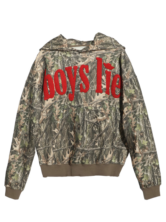 Boys Lie Manhunt Racer Hoodie in Multi