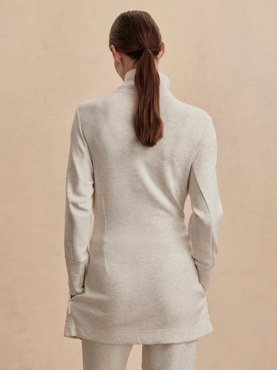 Varley Anset Jacket in Ivory Marl cream
