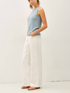 Be Cool's Round Neck Sleeveless Slub Knit Top