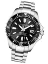 Stuhrling Depthmaster 3950A Quartz 42mm Diver in Black