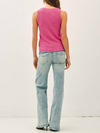 Be Cool's Round Neck Sleeveless Slub Knit Top