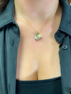 Baubles & Bobbies and J. Longs Limited Edition Pearl & Larimar Cluster Necklace