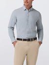 Mizzen + Main's Leeward Dress Shirt in Hemlock Levi Plaid