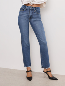  Soft-Tech Good Curve Straight Jeans in indigo737