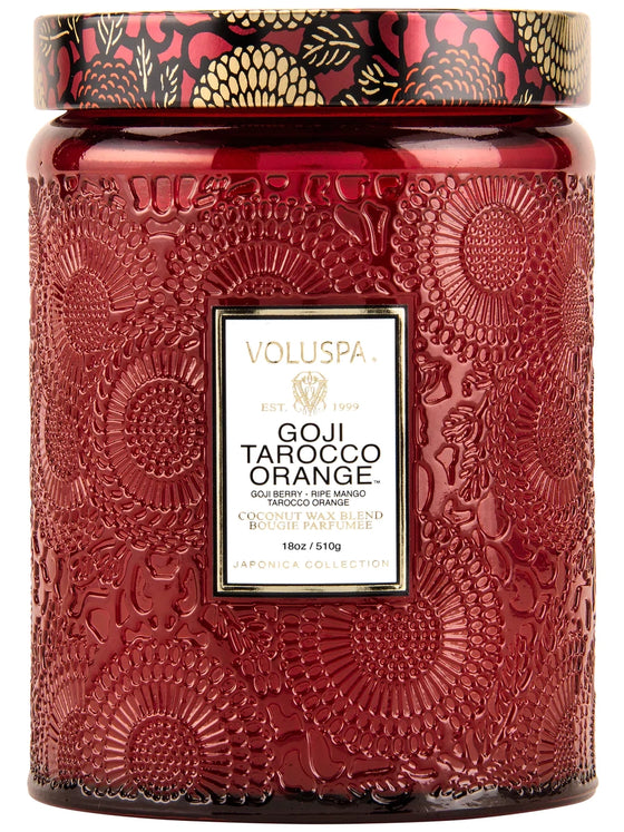 Voluspa Goji Tarocco Orange Large Jar Candle