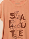 Salute Drinks Vintage-Wash Graphic Tee