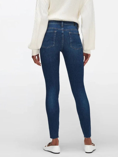 7 for all mankind Slim Illusion High Waist Skinny in Highline