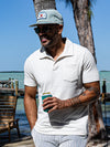 Criquet The Velour Monty Polo in Coconut Rum