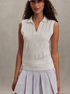 Varley Marit Seamless Polo in White