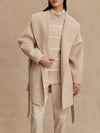Varley Edgemere Wrap Jacket in Pumice Stone Marl