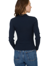 Collared Button Front Long Sleeve Sweater Knit Top