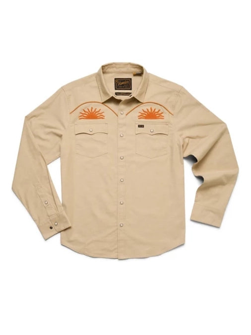 Howler Bros Crosscut Deluxe Longsleeve in El Sol Gold