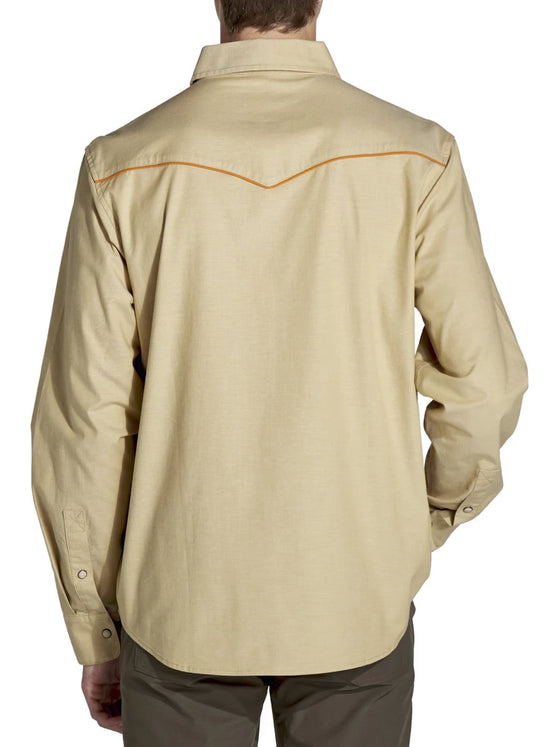 Howler Bros Crosscut Deluxe Longsleeve in El Sol Gold