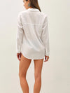 Be Cool Lightweight Oversized Classic Shirt in White
