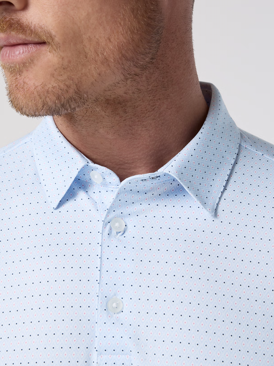 Mizzen + Main Versa Polo in Provence Diamond Sunburst