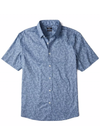 Faherty Brand Movement Short Sleeve Shirt in Horizon Bloom