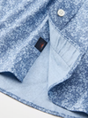 Faherty Brand Movement Short Sleeve Shirt in Horizon Bloom blue floral